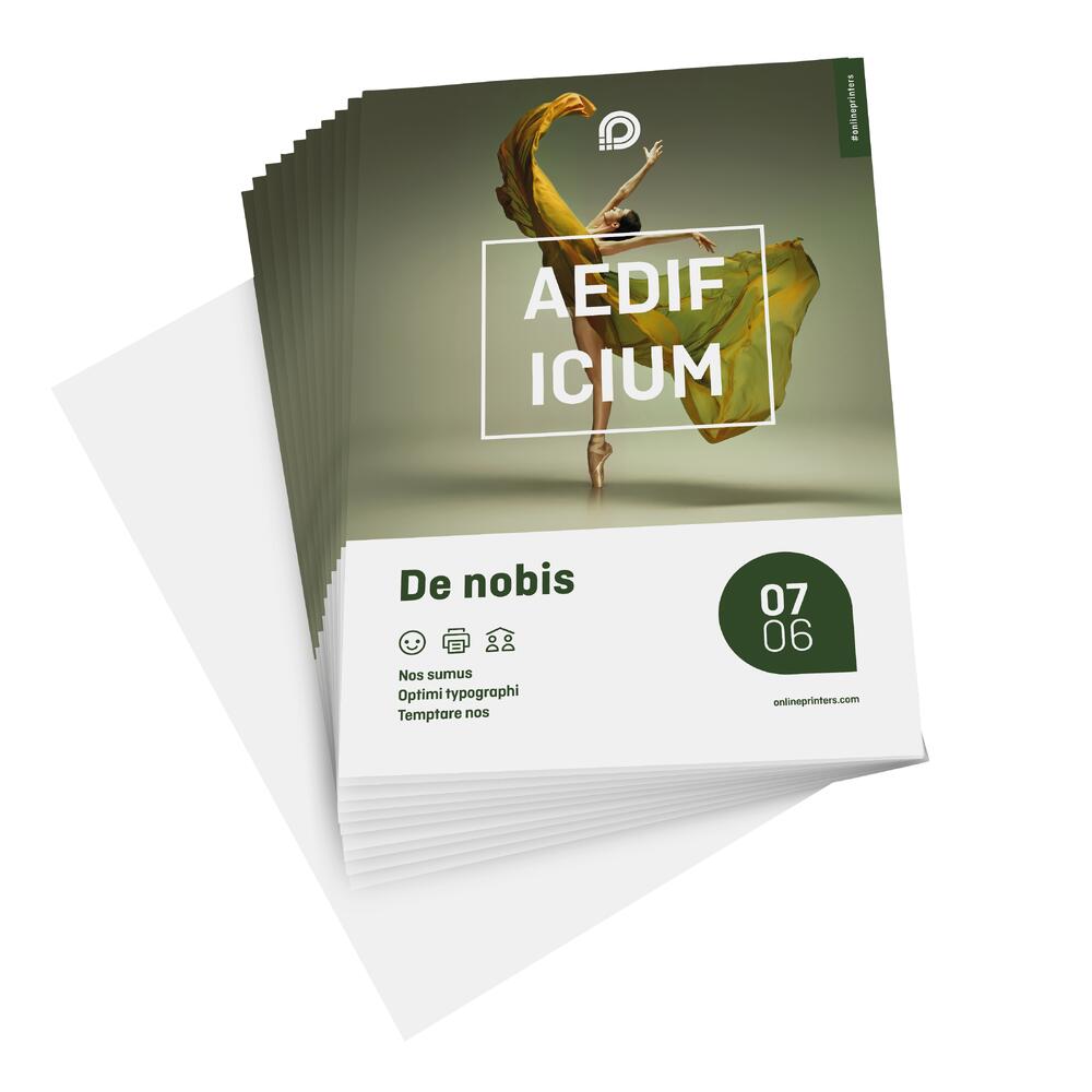 5000 Flyers A5 | 130 g/m² papel cuché