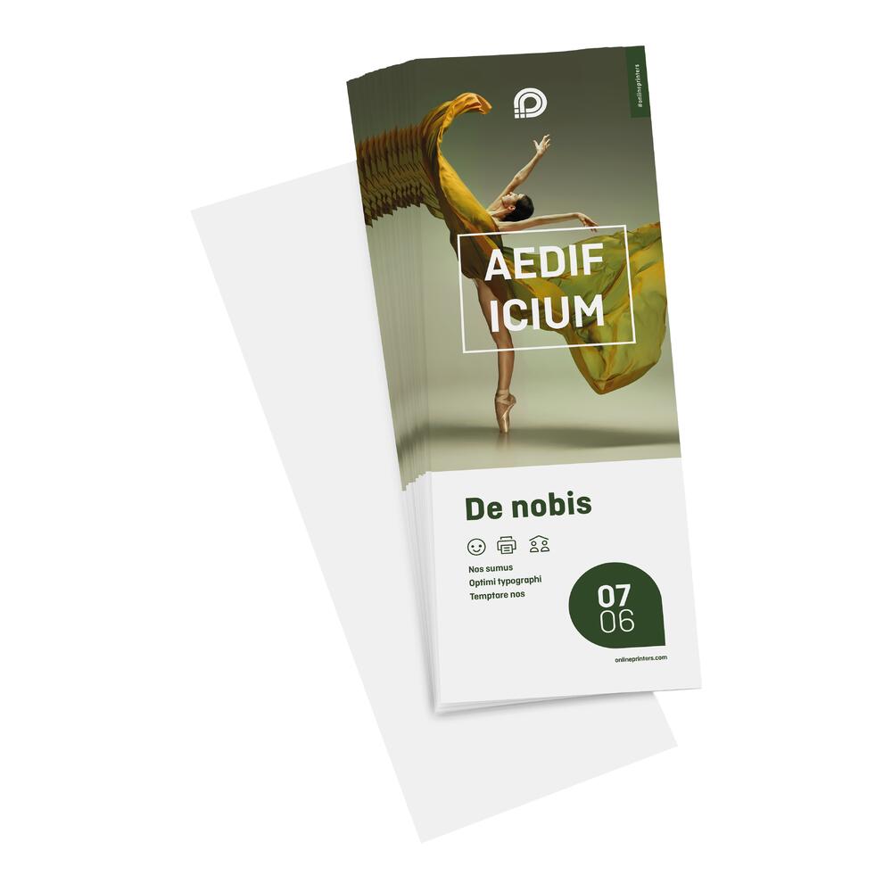 1000 Flyers DL | 130 g/m² papel cuché