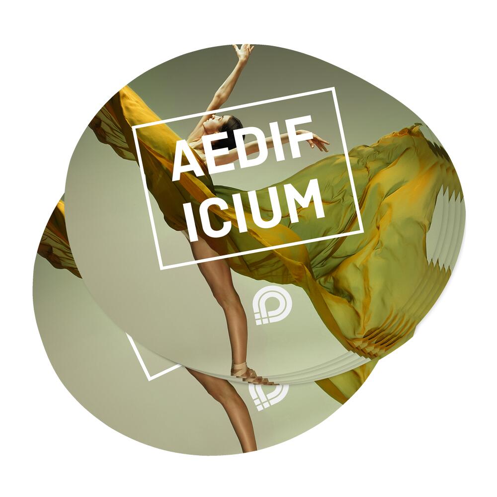 100 Adhesivos publicitarios | ø 9,5 cm