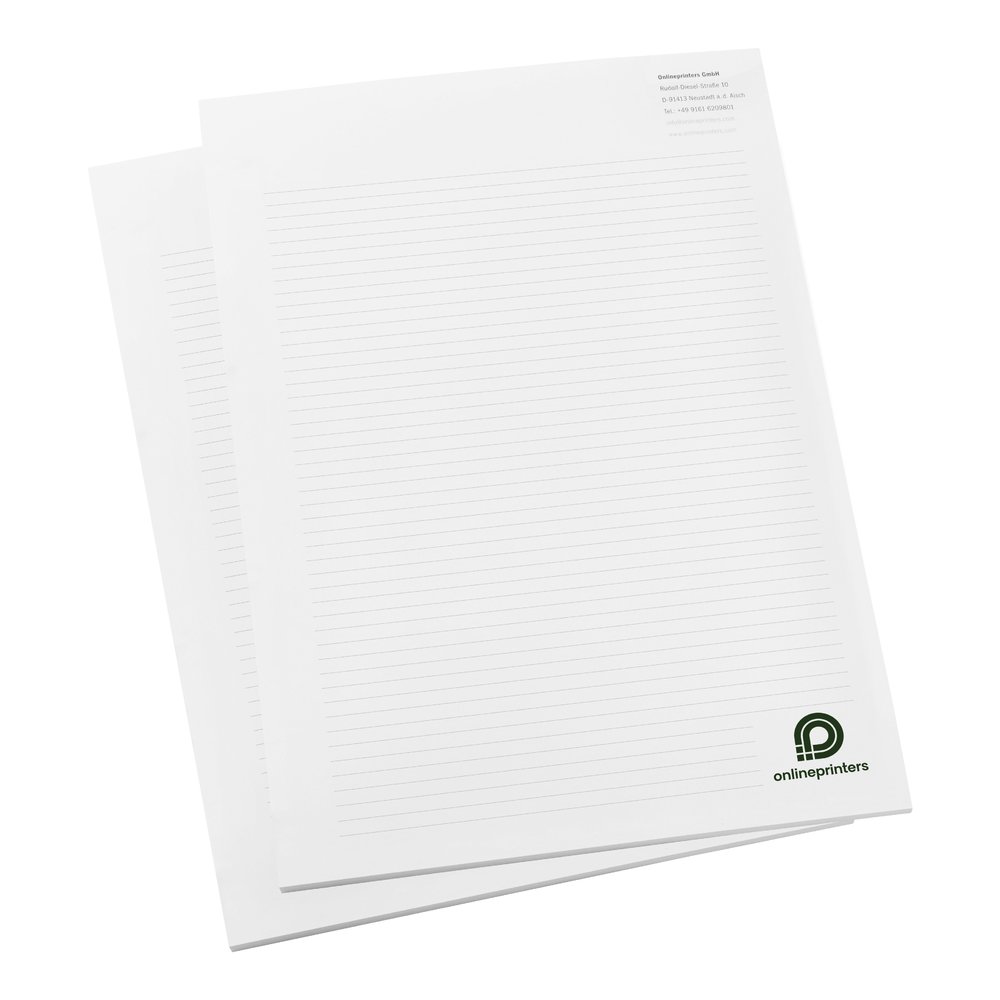 50 Blocs de notas A6 | Crear online el diseño | 50 hojas