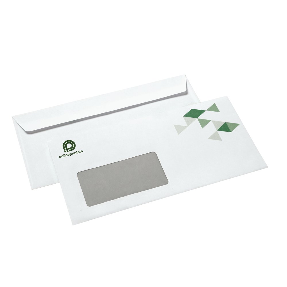 1000 Sobres DL | Crear online el diseño | sin ventana | 80 g/m² papel offset