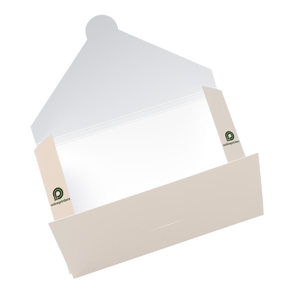 100 Carpetas con solapa de cierre A6 | 300 g/m² papel cuché