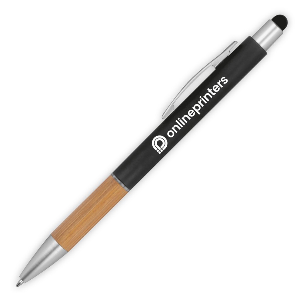 250 Bolígrafo con función táctil Tripoli| Crear online el diseño | diferentes colores | tamaño: 14,7 x ø 1 cm | Material: ABS, Bambú