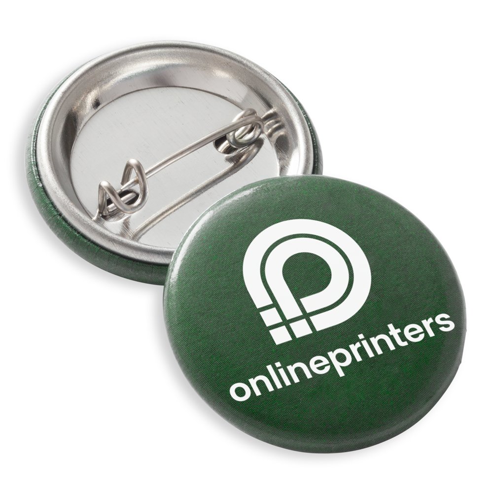 500 Chapas con alfiler | 2,5 cm de diámetro | Crear online el diseño