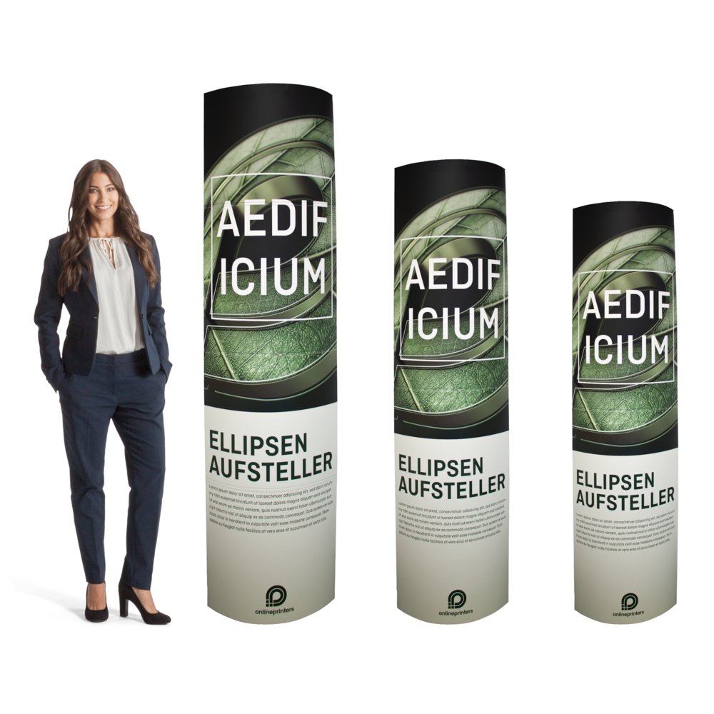 Display elíptico | 53 x 191 cm