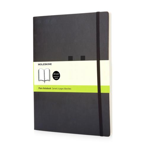 Libreta de tapa blanda XL lisa "Classic" 1