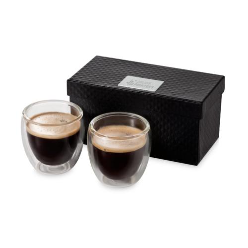 Set de 2 tazas espresso de cristal “Boda” 1