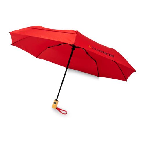 Paraguas plegable de material reciclado con apertura y cierr 2