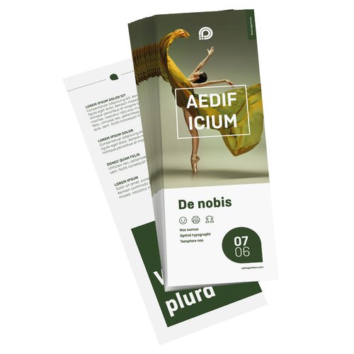 Flyers, DL, impresión a dos caras 1
