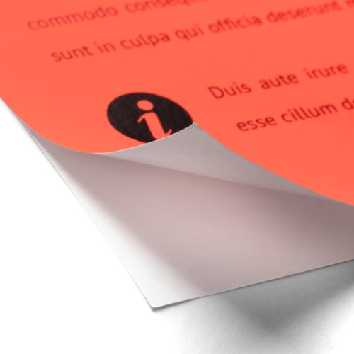 Adhesivo de papel amarillo nen con fuerte adherencia.