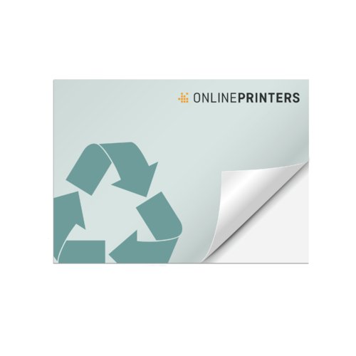 Adhesivo de papel ecolgico y reciclable.