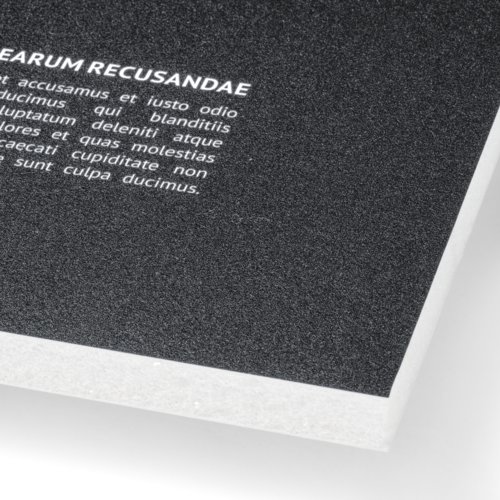 Panel de espuma rgida en varias formas.