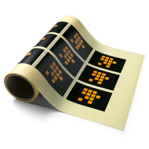 Etiquetas adhesivas, Especificación libre del formato 2