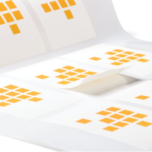 Etiquetas adhesivas, Especificación libre del formato 7