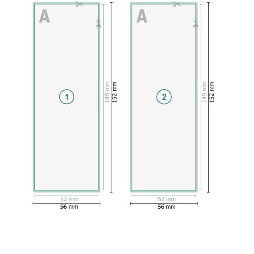 Imprimir marcapáginas 52x148 mm | Onlineprinters