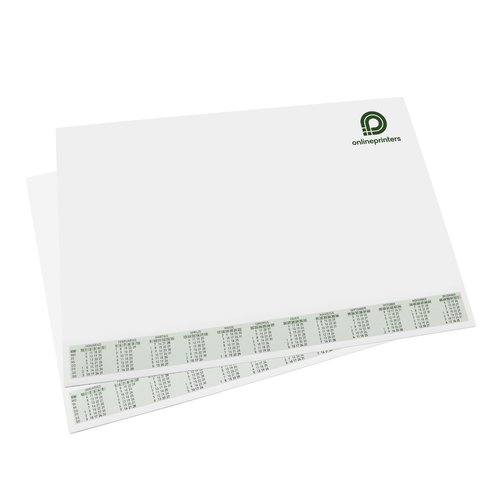 Almohadilla de escritorio de papel.
