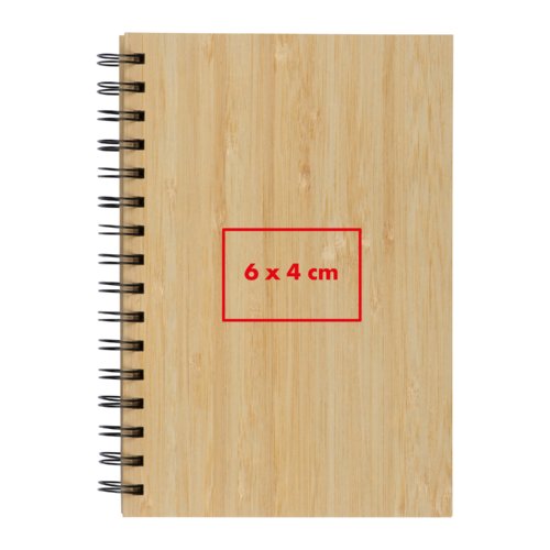 Set de regalo con cuaderno y bolgrafo de bamb.