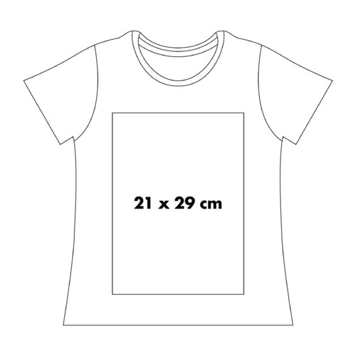 Camiseta de algodn de manga corta, corte unisex.