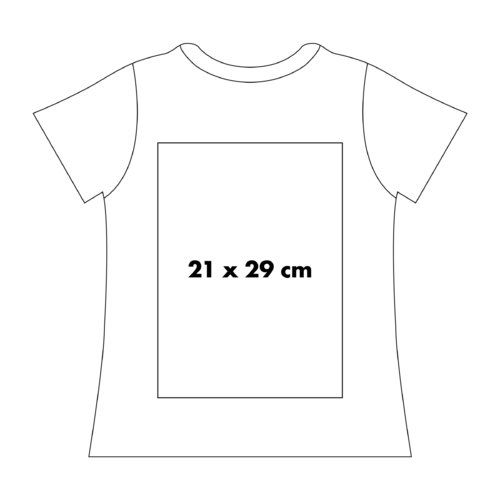 Camiseta de algodn, unisex, con mangas cortas.