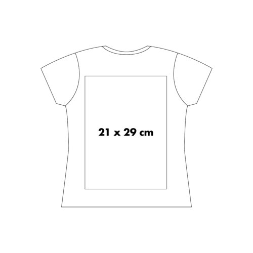 Camiseta de algodn con mangas cortas y cuello redondo.
