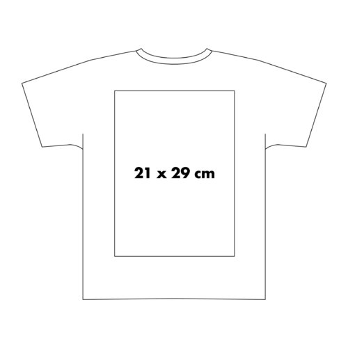 Camiseta de algodn con mangas cortas y cuello redondo.