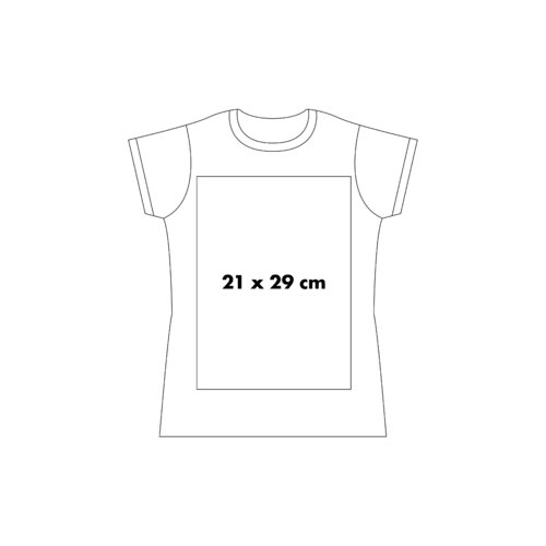 Camiseta de algodn con mangas cortas y cuello redondo.
