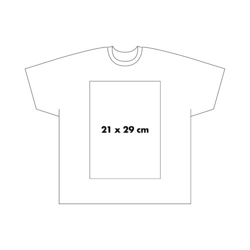 Camiseta de algodn con mangas cortas y cuello redondo.