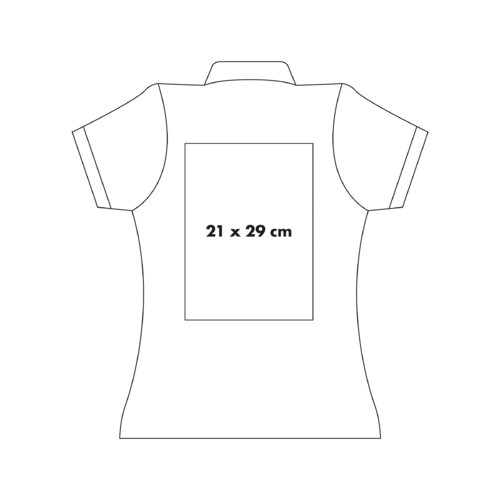 Polo de algodn con mangas cortas y tapeta de botones.