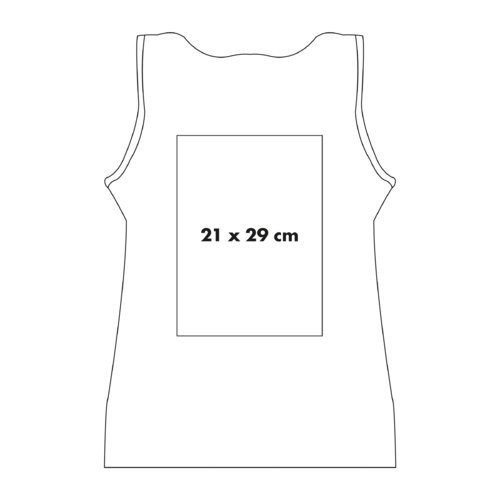 Camiseta de tirantes de algodn con tirantes anchos.