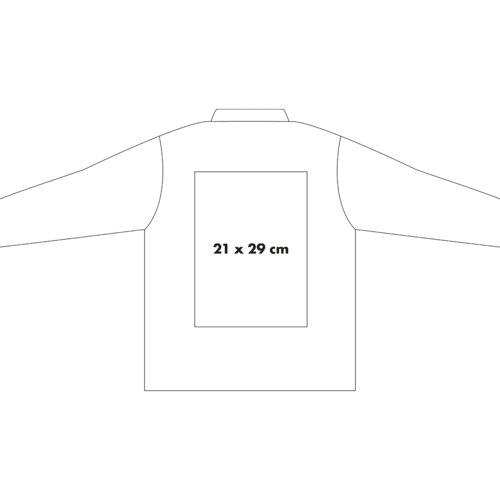 Polo de manga larga de algodn con tapeta de botones.