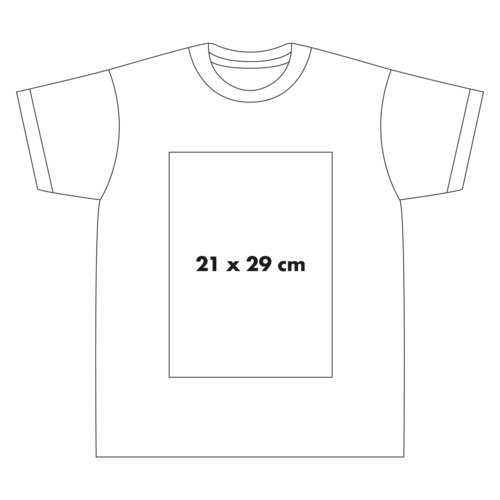 Camiseta de algodn con cuello redondo y mangas cortas.
