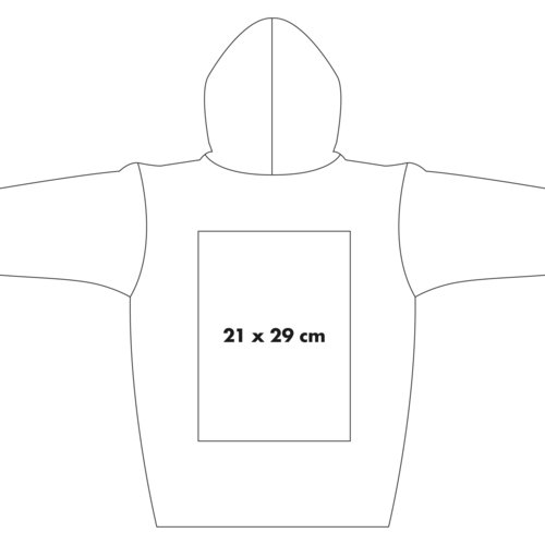 Chaqueta de chndal con capucha y cremallera completa.