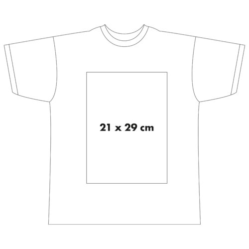 Camiseta de algodn con cuello redondo y mangas cortas.