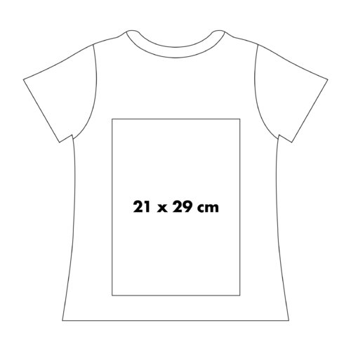 Camiseta de algodn con mangas cortas y cuello redondo.