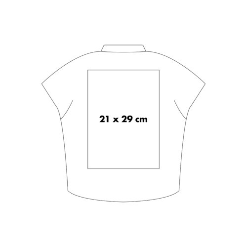 Blusa de tela de manga corta con cuello.
