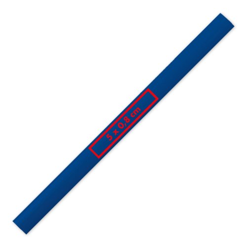 Lpiz de carpintero de madera azul.