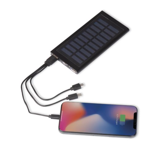 Power bank solar en metal Vilaflor 2