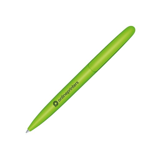 Bolgrafo bio verde con mecanismo de giro.