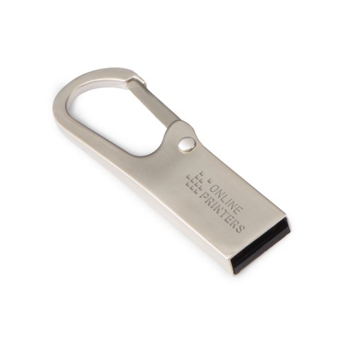 Memoria USB en metal con mosquetón Ragusa 1