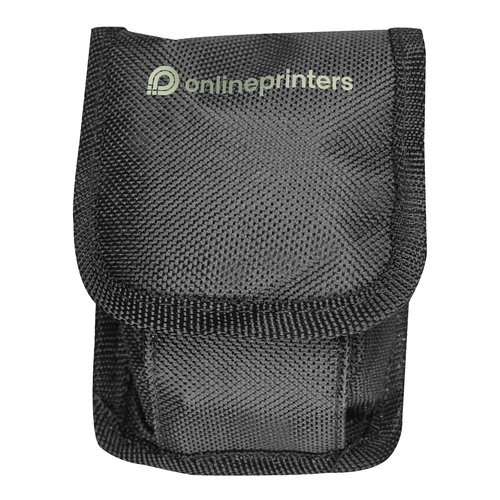 Kit de reparacin negro de nailon con cierre de velcro.