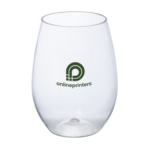 Vaso transparente de plstico.