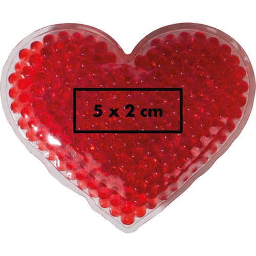 Almohadilla trmica/fra roja con forma de corazn.