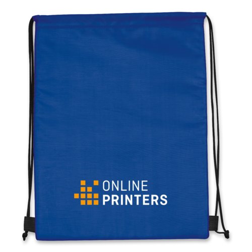 Bolsa nevera/deporte 2 en 1 azul con cordn.