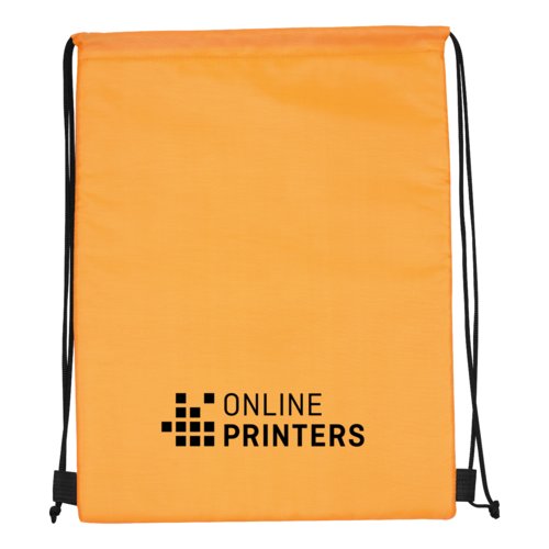 Bolsa de deporte/nevera 2 en 1 naranja con cordn.