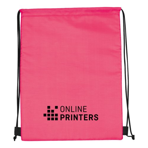Bolsa nevera/deporte rosa con cord�n.