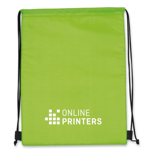 Bolsa nevera/bolsa de deporte 2 en 1 verde manzana con cord�n.
