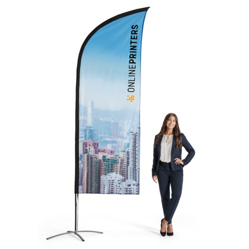 Sistema Wingflag, impresión incl., 84 x 305 cm 1
