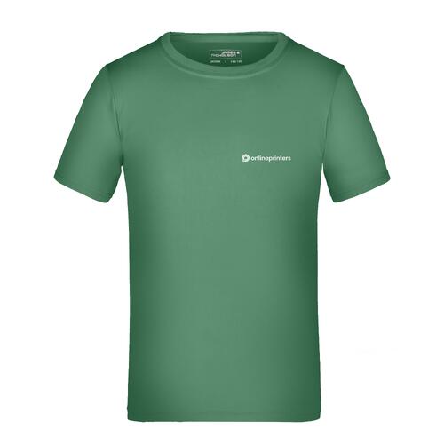 Camiseta deportiva verde para ni�os.