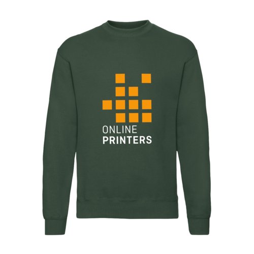 Sudadera verde de algodn de manga larga.