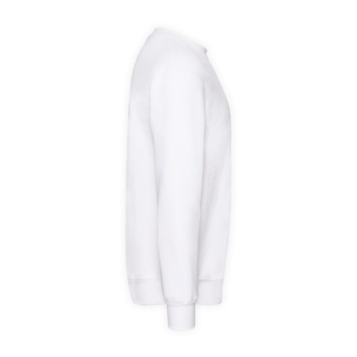 Sudadera blanca de algodn y polister para hombre.
